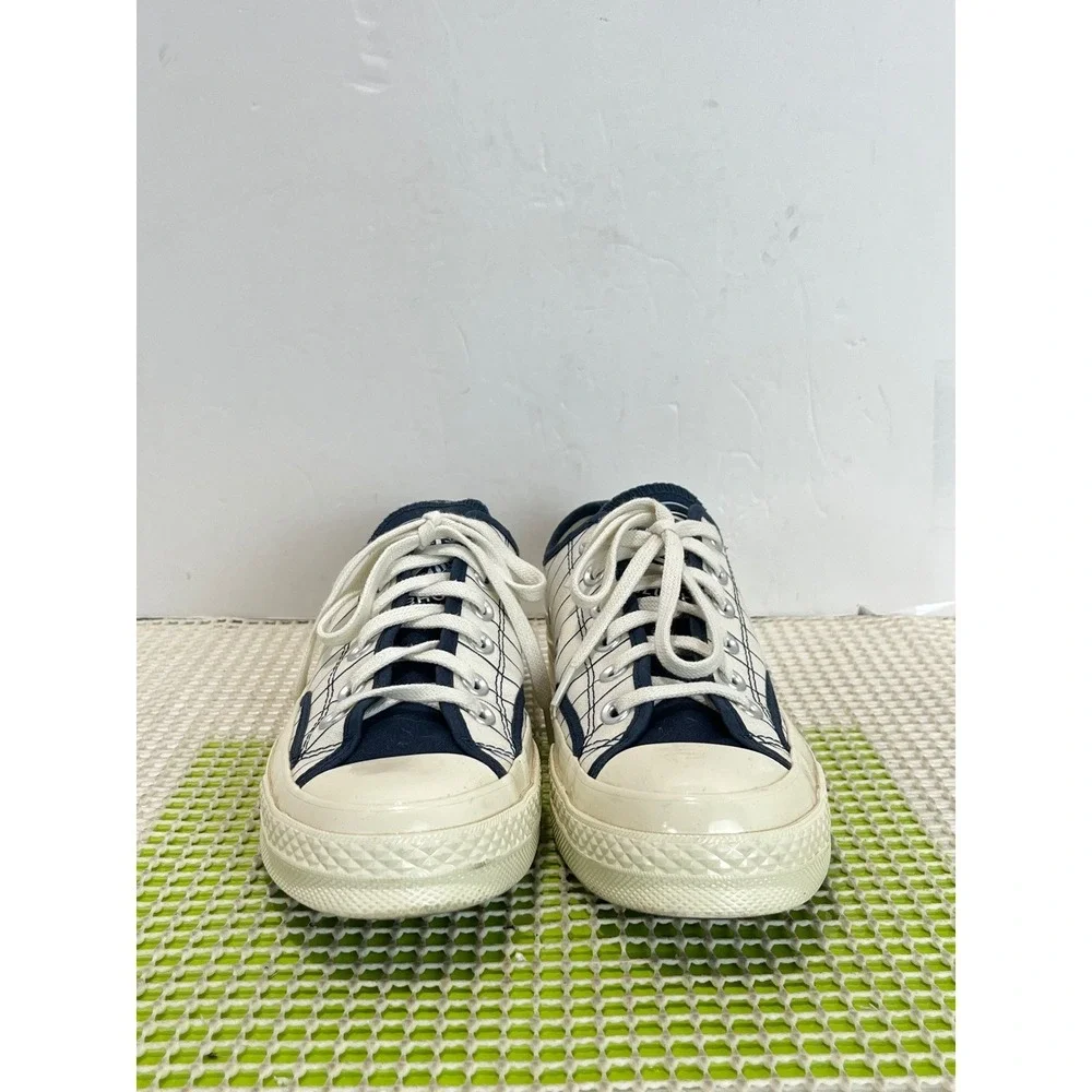 Converse‎ Chuck 70 Ox Pinstripe Baseball mens 6 womens 8 Cream Navy Low Top NEW